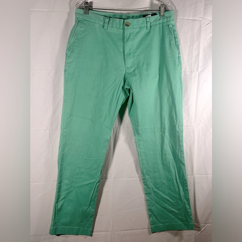 Vineyard Vines Men's Size 34X30 Antigua Green Chino Breaker Pants